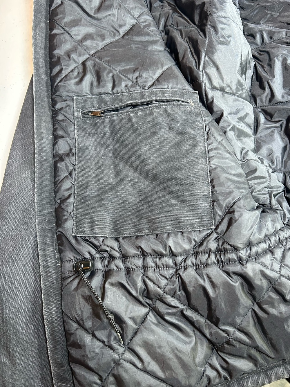 Vintage Carhartt C26 BLK Arctic Duck Traditional Coat Jacket Men's L Reg Black - Picture 7 of 11